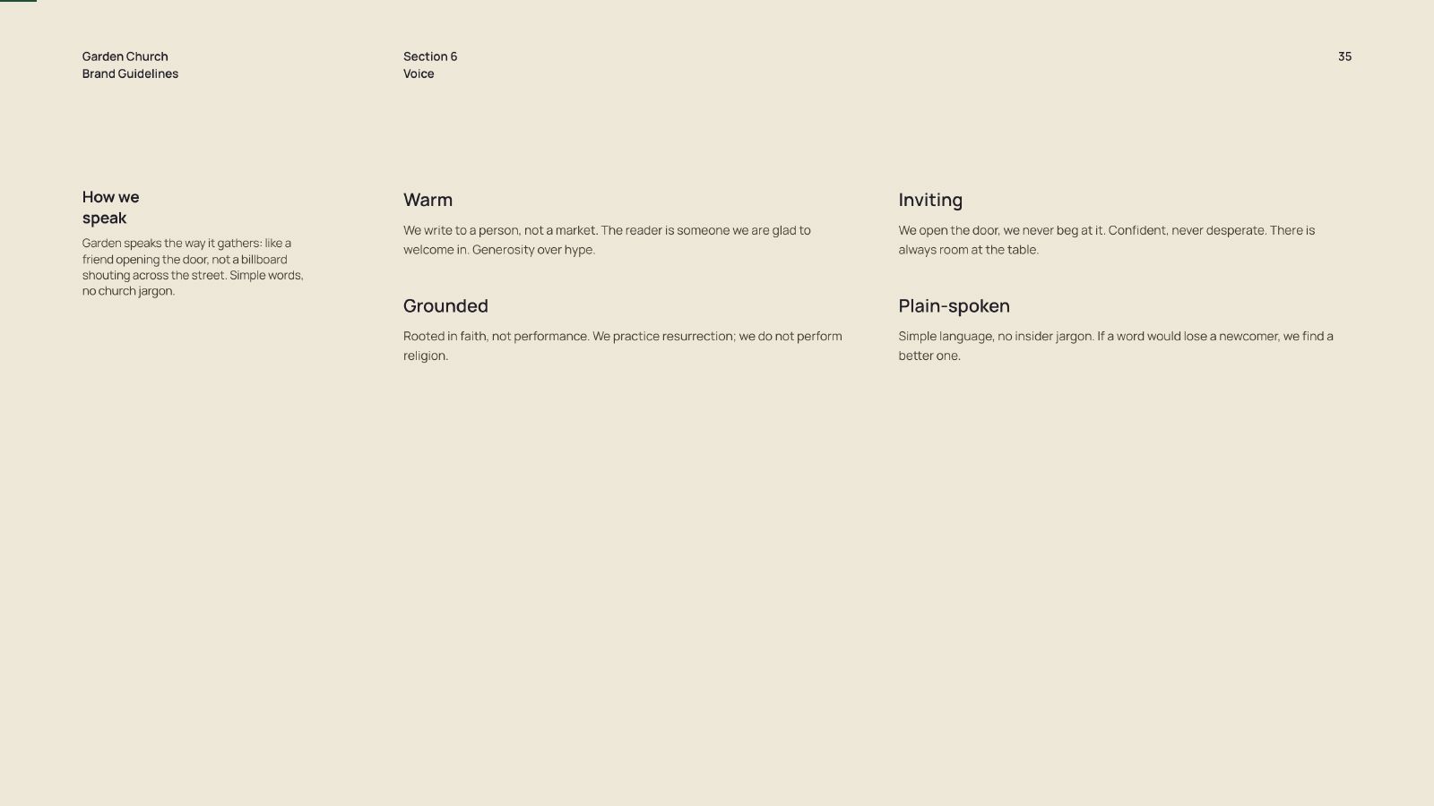 Brand Guidelines 35